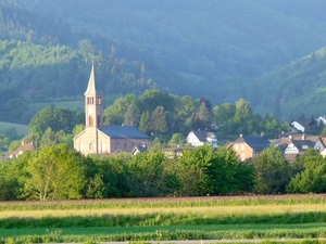 Blick auf Kirche